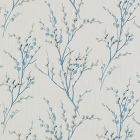 Laura Ashley Pussy Willow Fabric Off White Seaspray