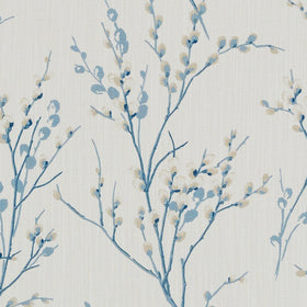 Laura Ashley Pussy Willow Fabric Off White Seaspray