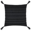 Larch Woven Filled Cushion 45cm x 45cm Black