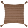 Larch Woven Filled Cushion 45cm x 45cm Cocoa