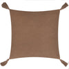 Larch Woven Filled Cushion 45cm x 45cm Cocoa
