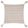 Larch Woven Filled Cushion 45cm x 45cm Stone