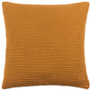 Yard Lark Muslin Crinkle Cotton Filled Cushion 45cm x 45cm Cumin