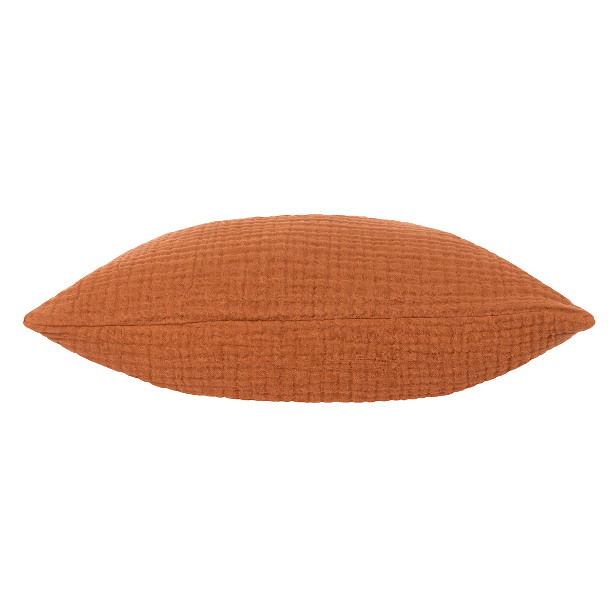 Yard Lark Muslin Crinkle Cotton Filled Cushion 45cm x 45cm Pecan