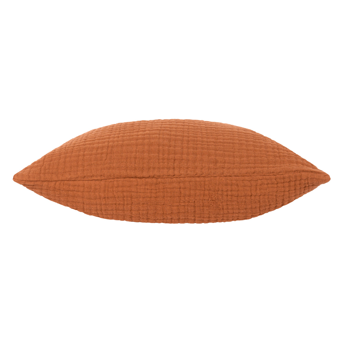 Yard Lark Muslin Crinkle Cotton Filled Cushion 45cm x 45cm Pecan