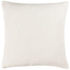 Yard Lark Muslin Crinkle Cotton Filled Cushion 45cm x 45cm White