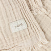 Lark Crinkled Cotton Throw Natural