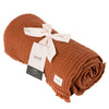 Lark Crinkled Cotton Throw Pecan