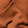 Lark Crinkled Cotton Throw Pecan