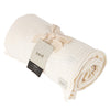 Lark Crinkled Cotton Throw White