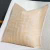 Hoem Lauder Jacquard 45cm x 45cm Filled Cushion Tofu