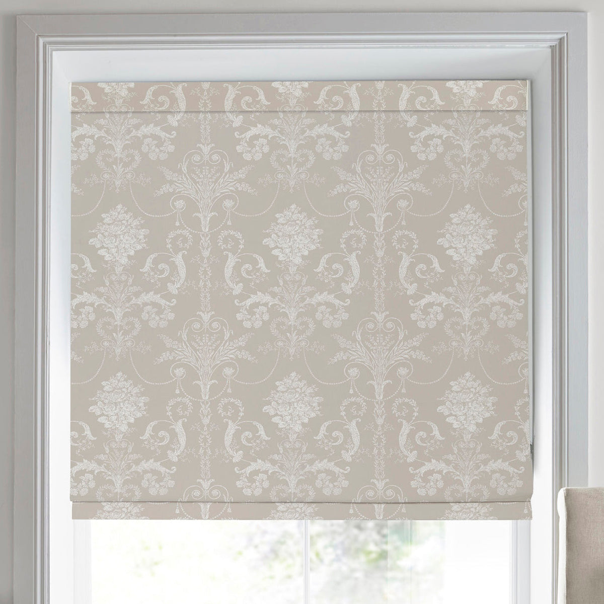 Laura Ashley Josette Made To Measure Curtains Dove Grey
