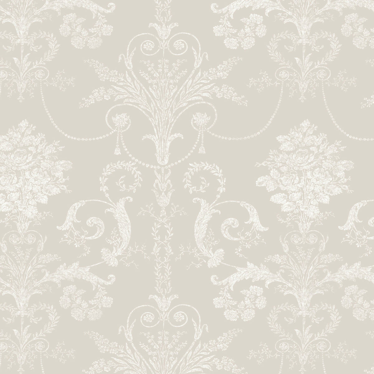 Laura Ashley Josette Made To Measure Curtains Dove Grey