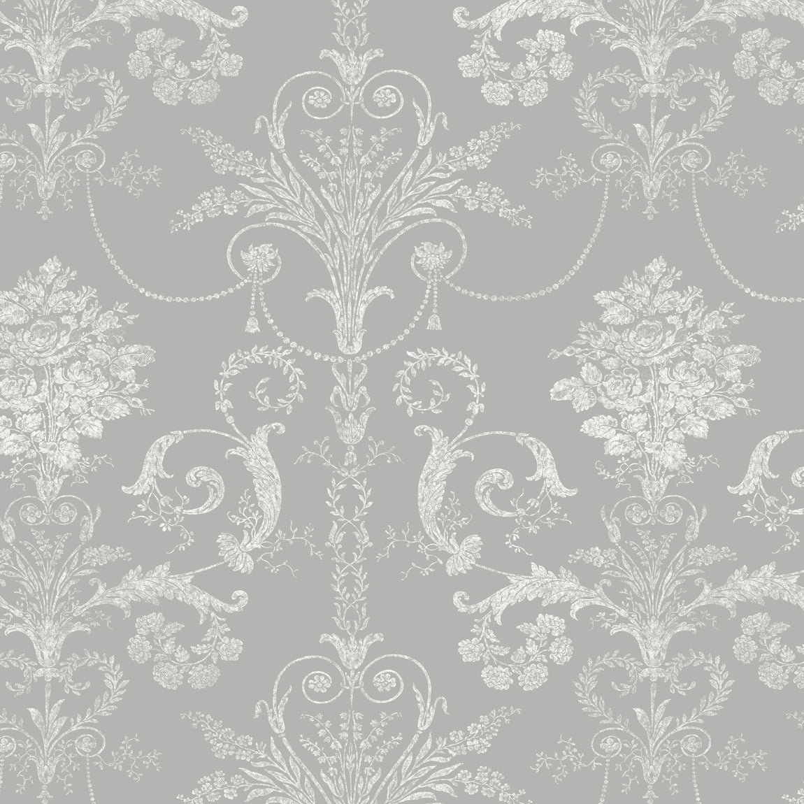 Laura Ashley Josette Made To Measure Roman Blind Steel