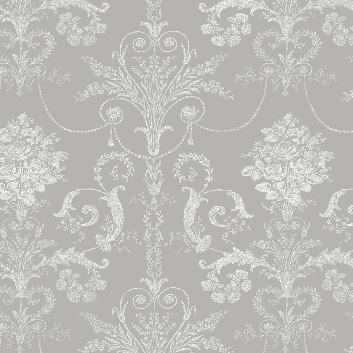 Laura Ashley Josette Made To Measure Curtains Steel