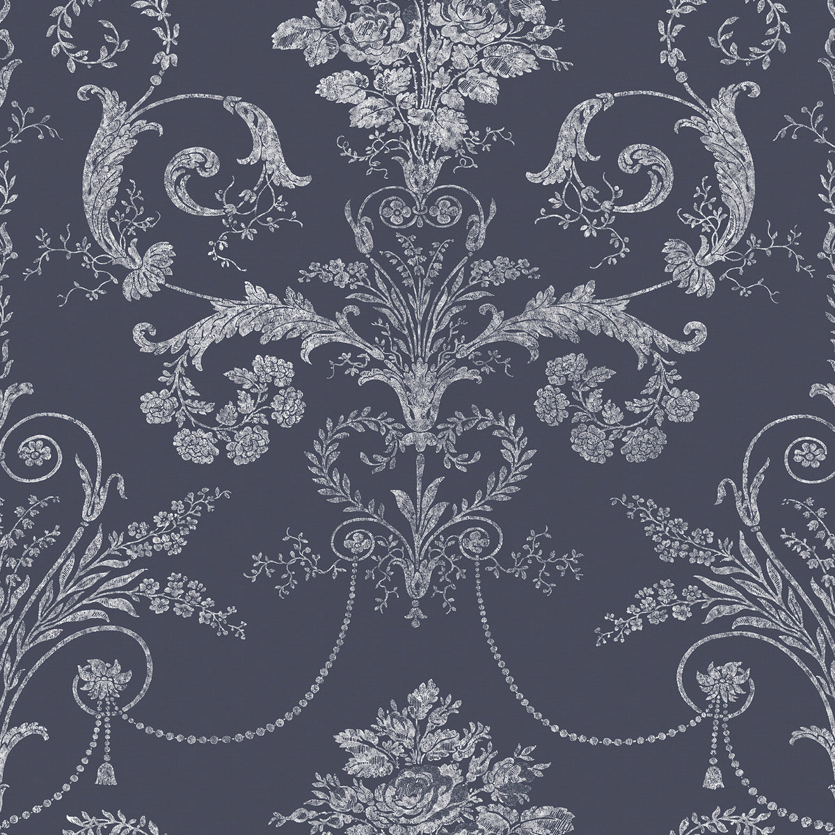 Laura Ashley Josette Made to Measure Roman Blind Midnight
