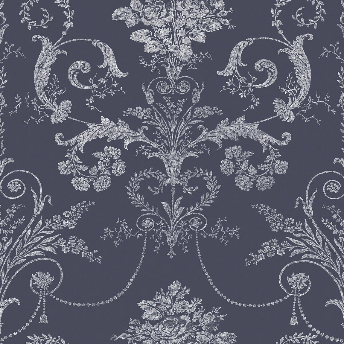 Laura Ashley Josette Made to Measure Roman Blind Midnight