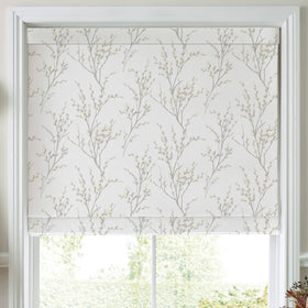 Laura Ashley Pussy Willow Made To Measure Roman Blind Dove Grey