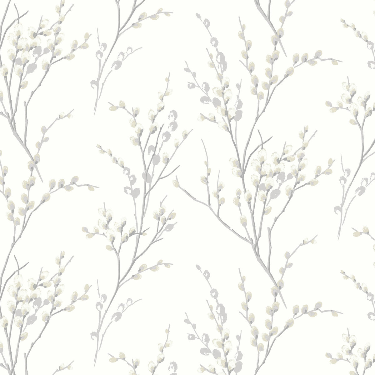 Laura Ashley Pussy Willow Made To Measure Curtains Dove Grey