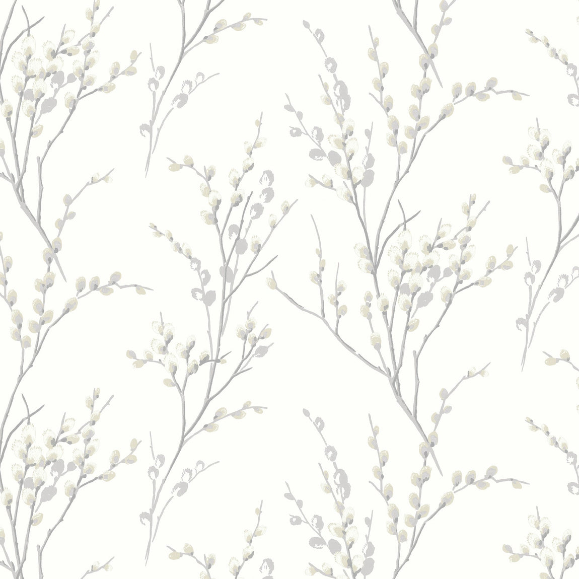 Laura Ashley Pussy Willow Made To Measure Curtains Dove Grey
