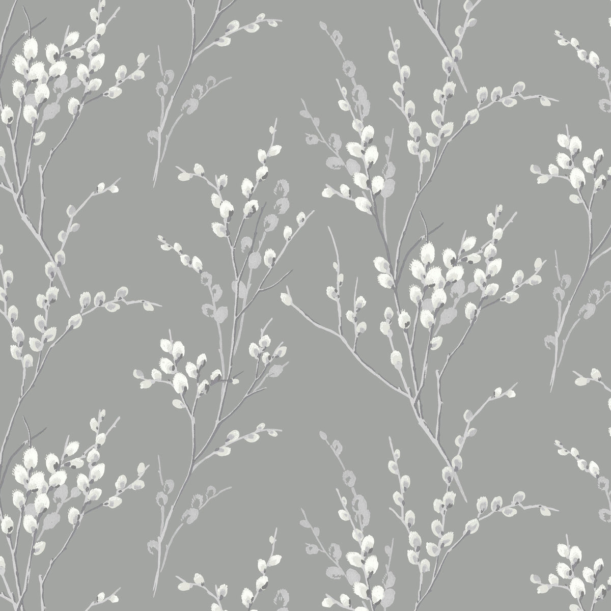 Laura Ashley Pussy Willow Made To Measure Roman Blind Steel