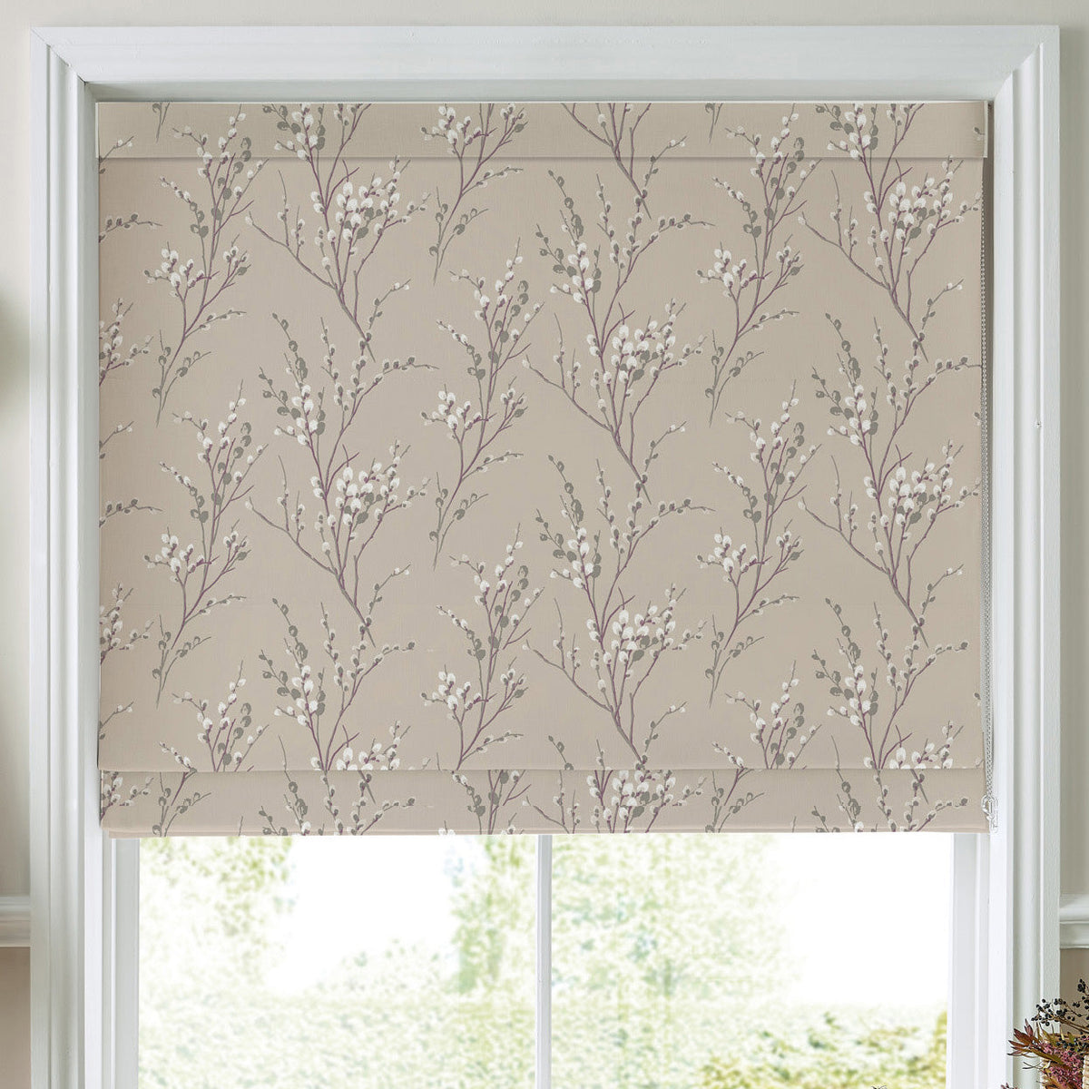 Laura Ashley Pussy Willow Made To Measure Curtains Natural
