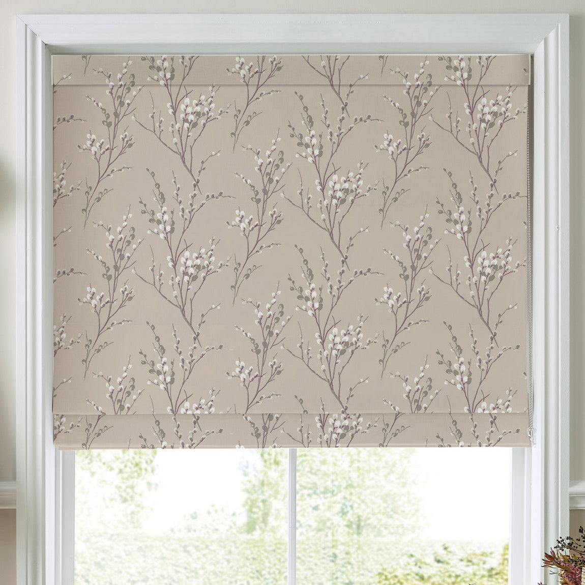 Laura Ashley Pussy Willow Made To Measure Curtains Natural
