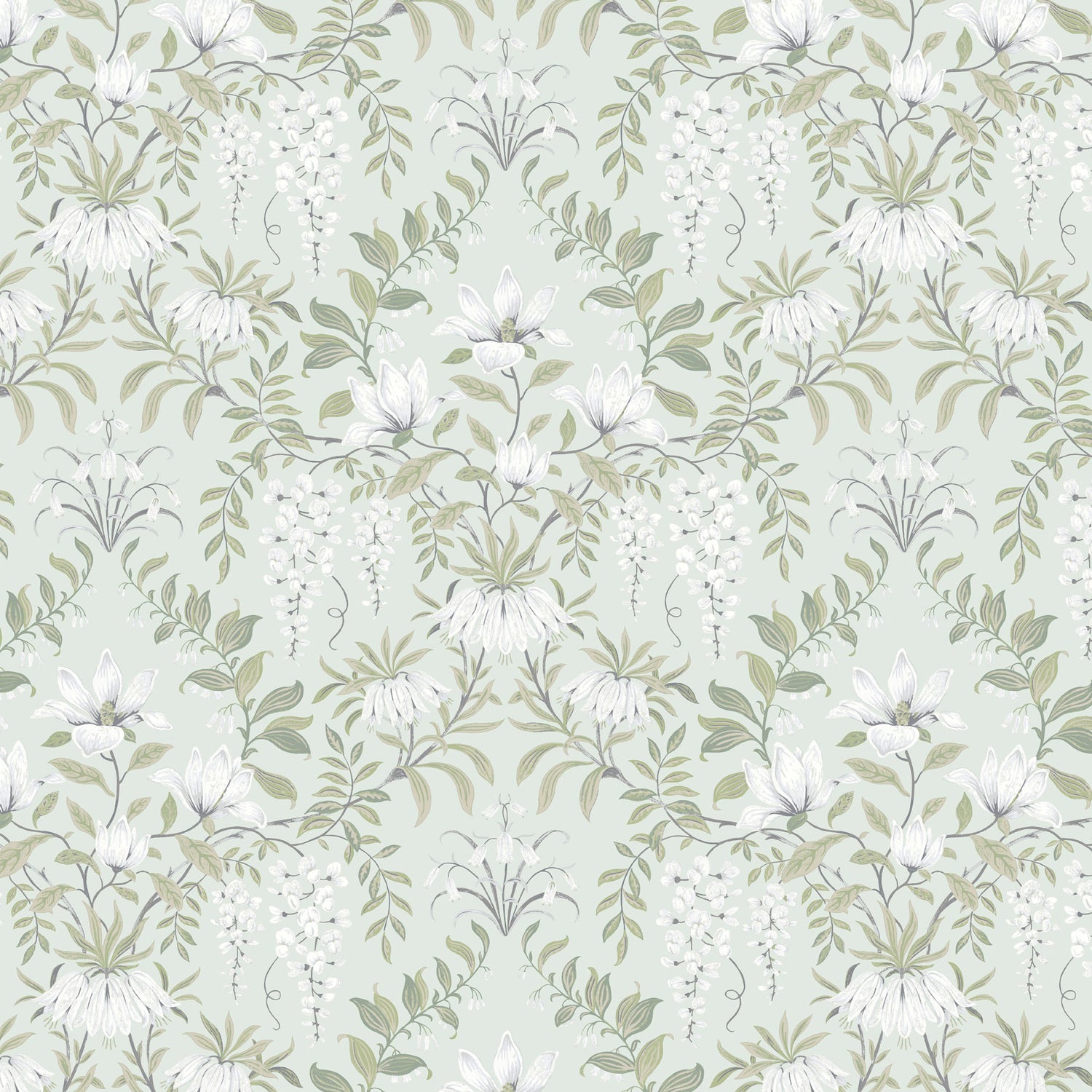 Laura Ashley Parterre Made To Measure Roman Blind Sage