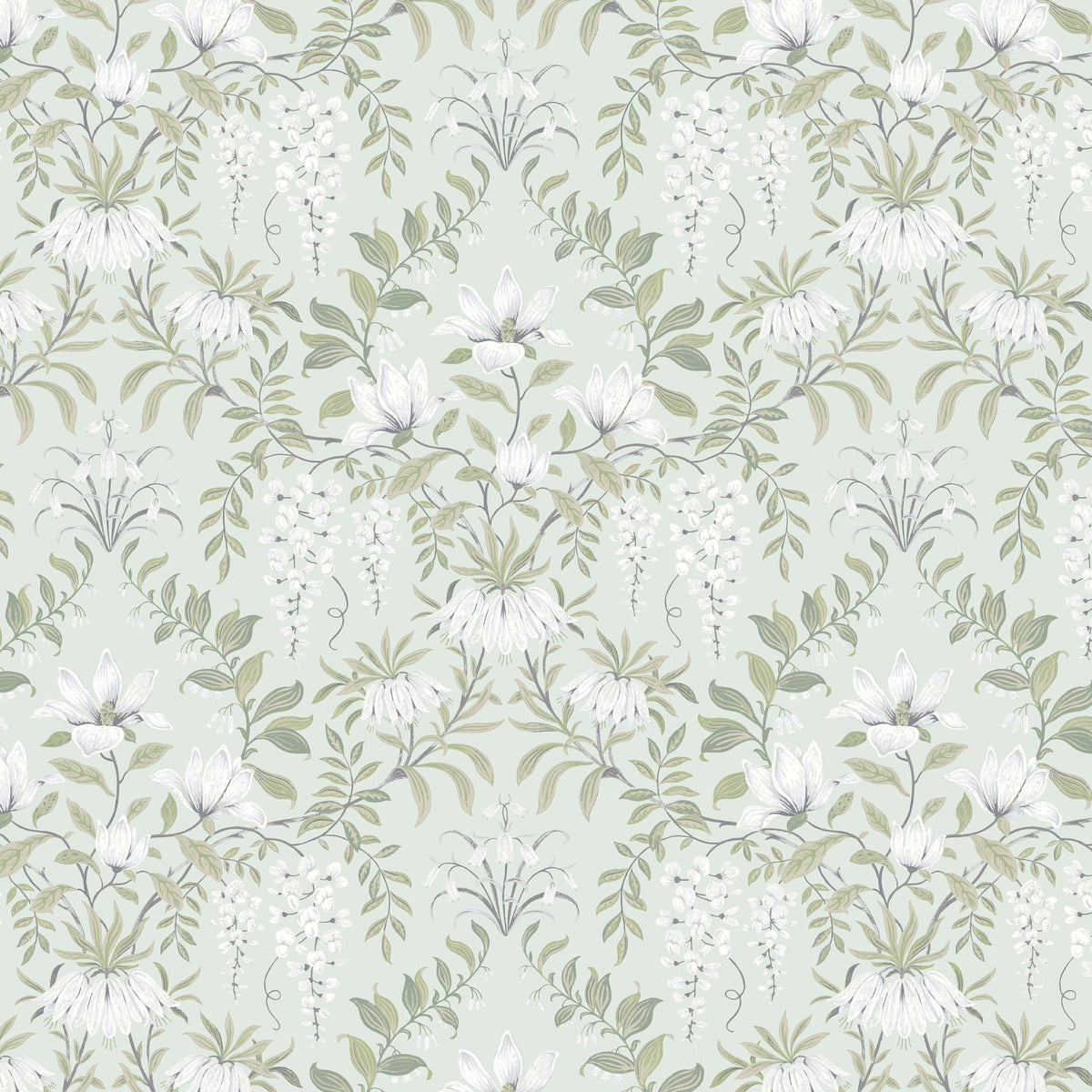 Laura Ashley Parterre Blackout Made To Measure Roller Blind Sage