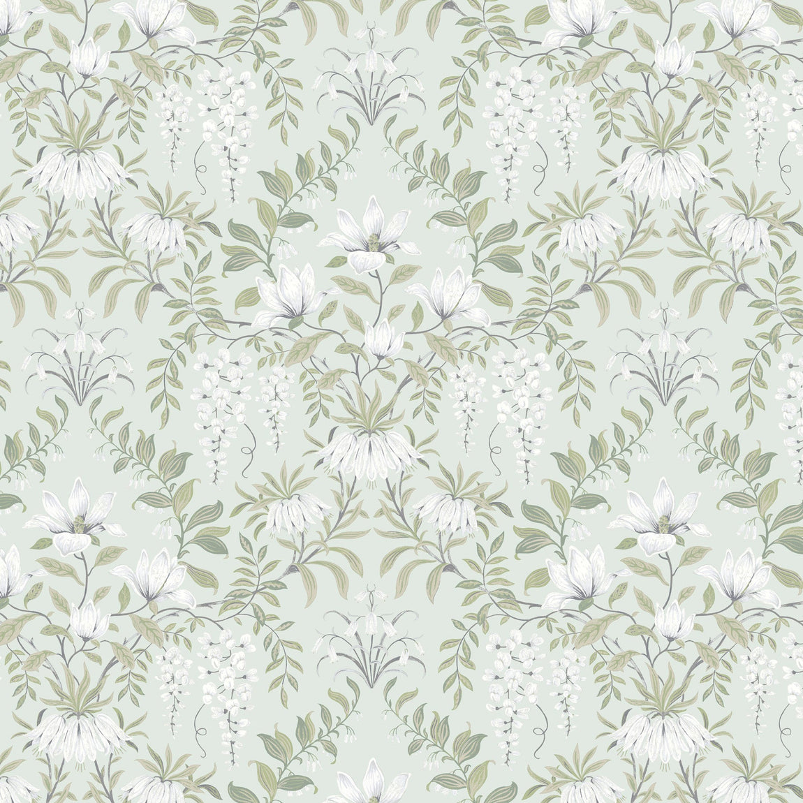 Laura Ashley Parterre Blackout Made To Measure Roller Blind Sage