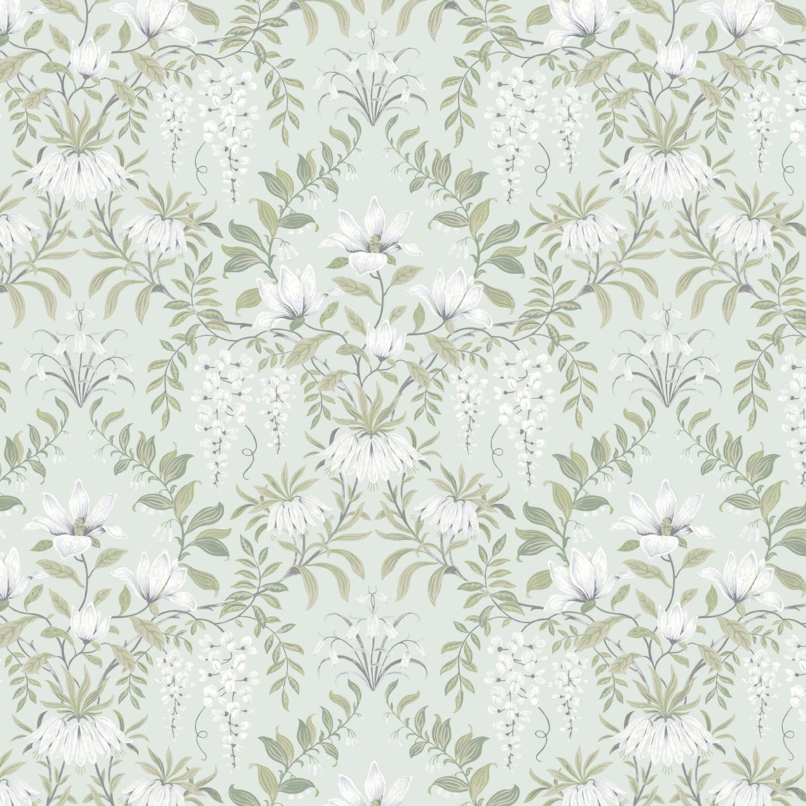 Laura Ashley Parterre Made To Measure Roman Blind Sage