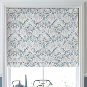 Laura Ashley Parterre Made To Measure Roman Blind Off White Seaspray