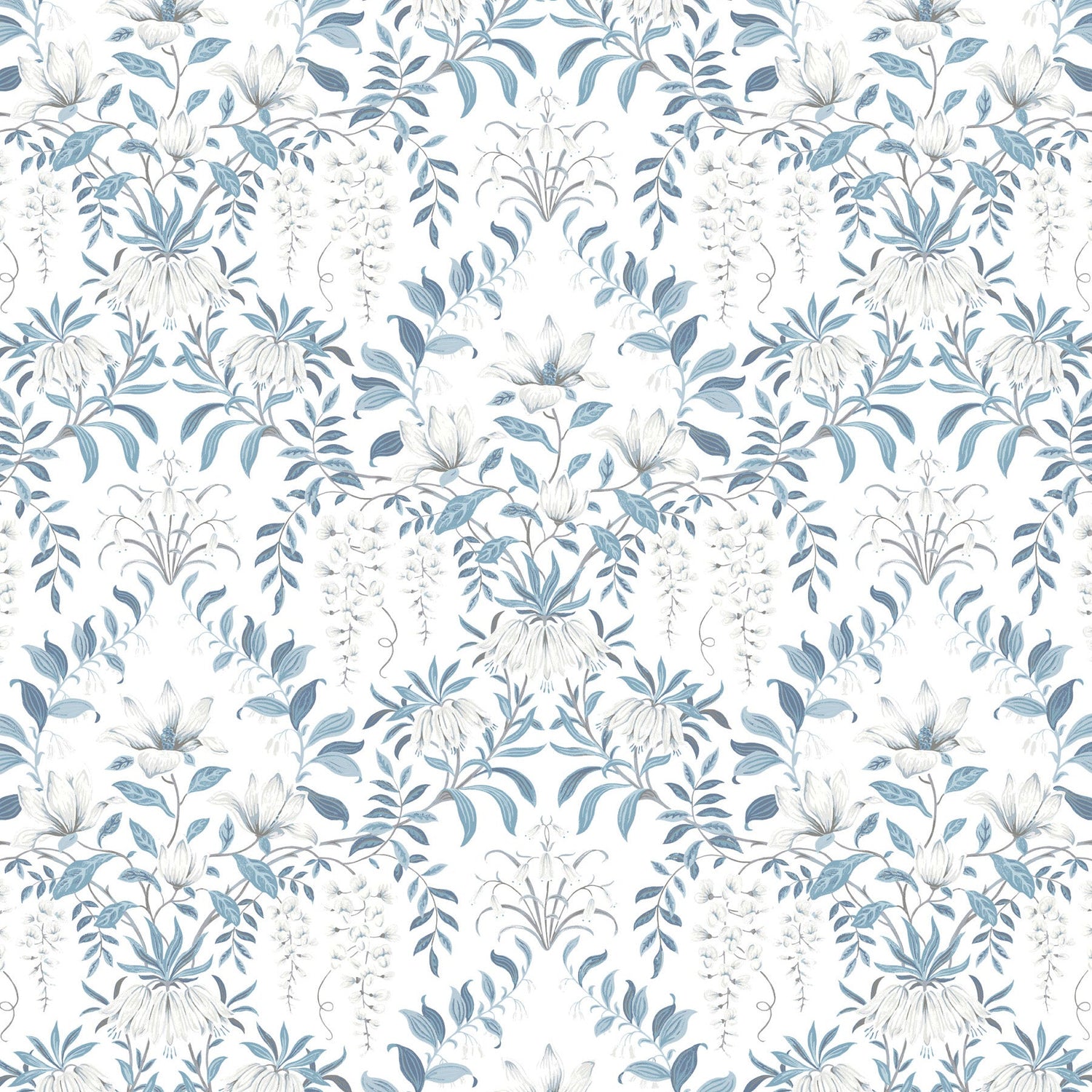 Laura Ashley Parterre Made To Measure Curtains Off White Seaspray