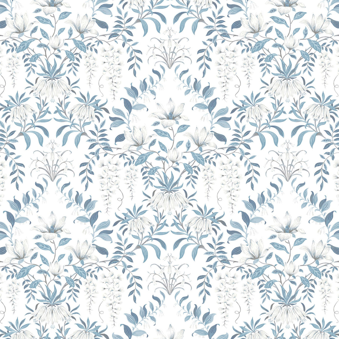 Laura Ashley Parterre Made To Measure Curtains Off White Seaspray