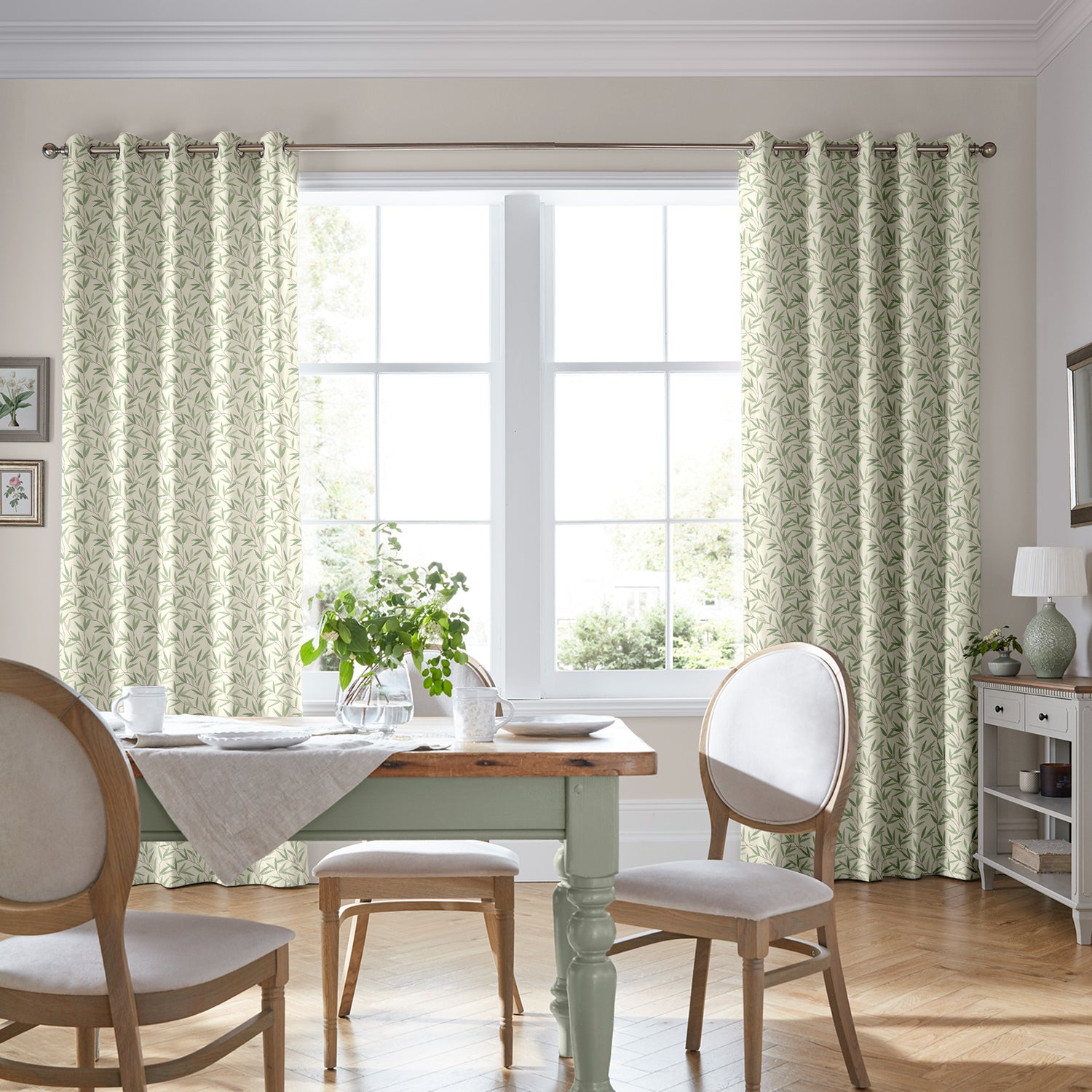 Laura Ashley Willow Leaf Made To Measure Roman Blind Hedgerow