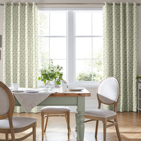 Laura Ashley Willow Leaf Made To Measure Curtains Hedgerow