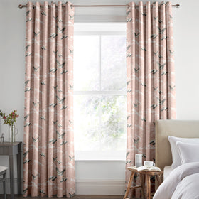 Laura Ashley Animalia Made to Measure Curtain Blush