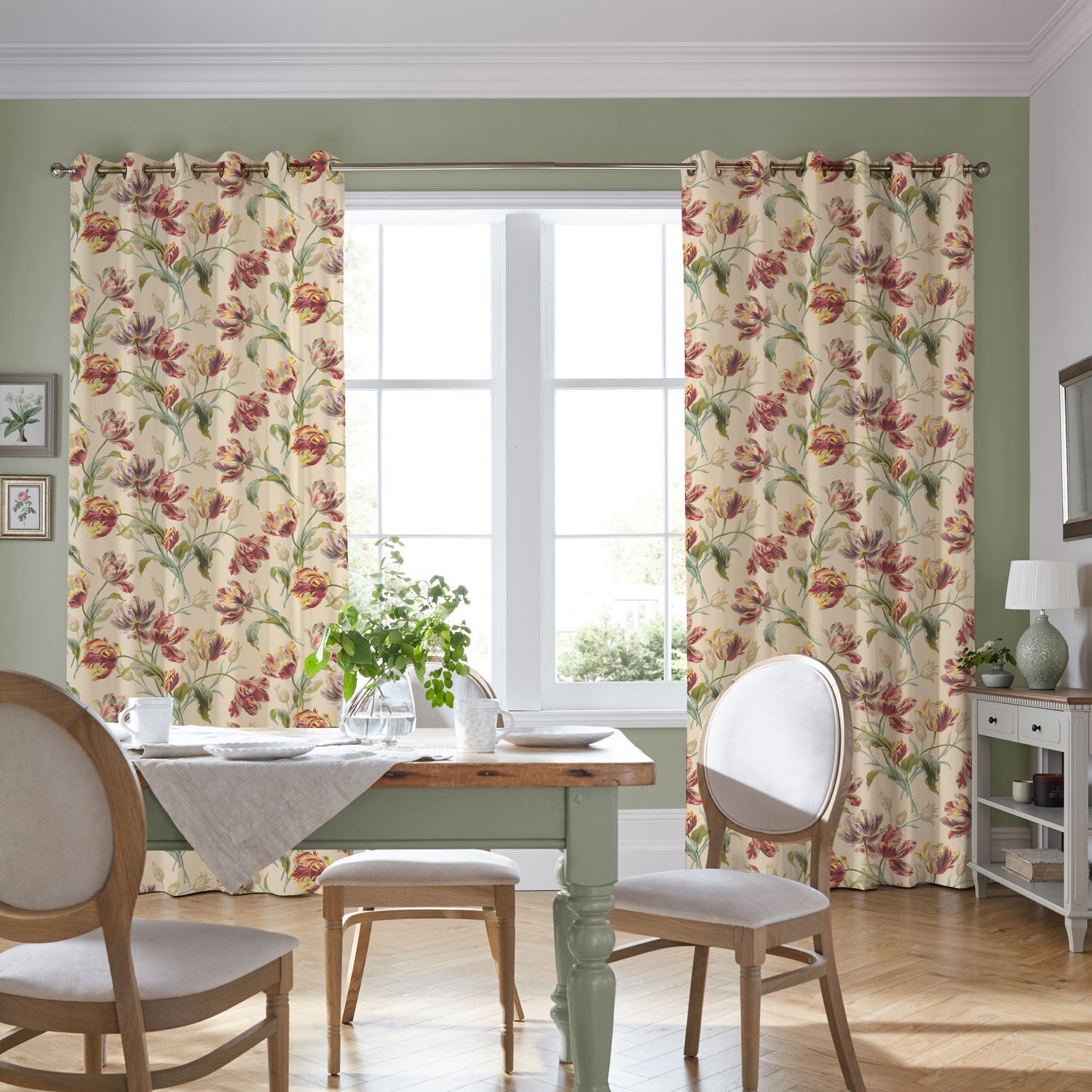 Laura Ashley Gosford Made To Measure Roman Blind Cranberry
