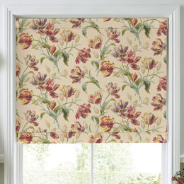 Laura Ashley Gosford Made To Measure Roman Blind Cranberry
