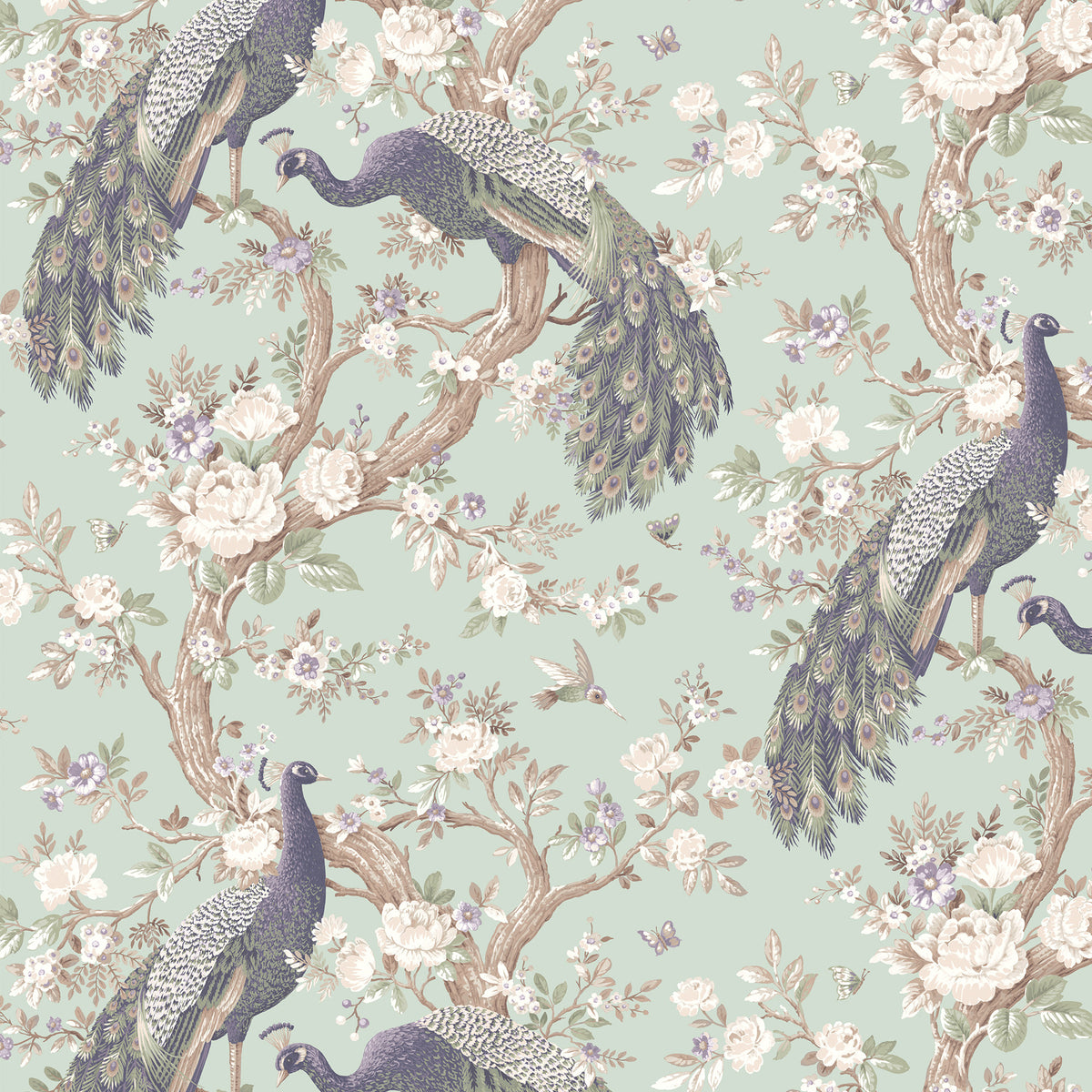 Laura Ashley Belvedere Translucent Made To Measure Roller Blind Duck Egg