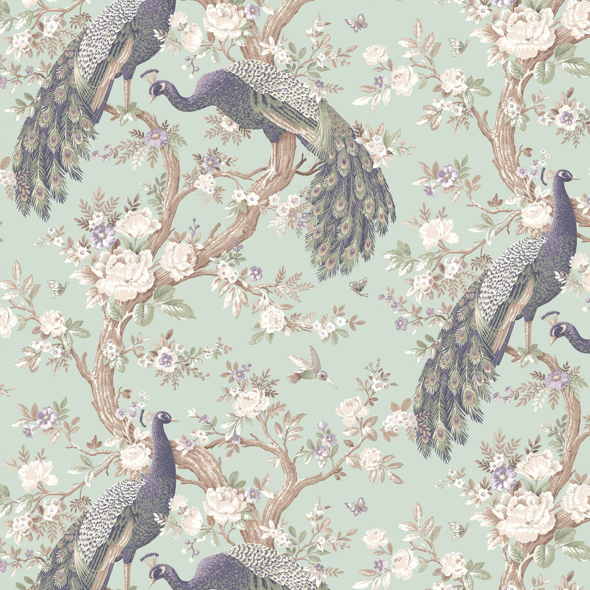 Laura Ashley Belvedere Translucent Made To Measure Roller Blind Duck Egg