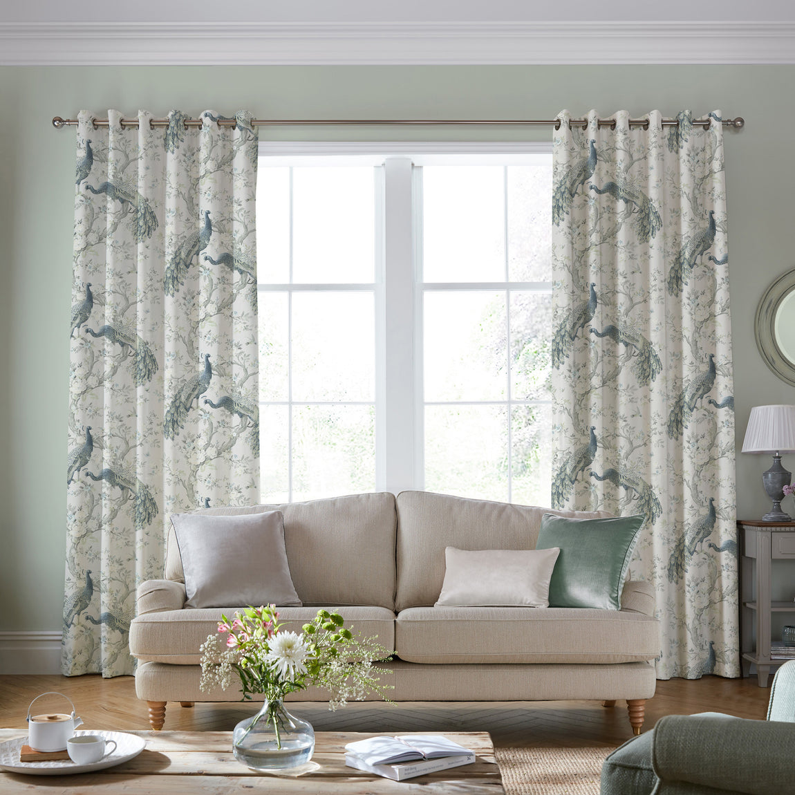 Laura Ashley Belvedere Made To Measure Roman Blind Midnight