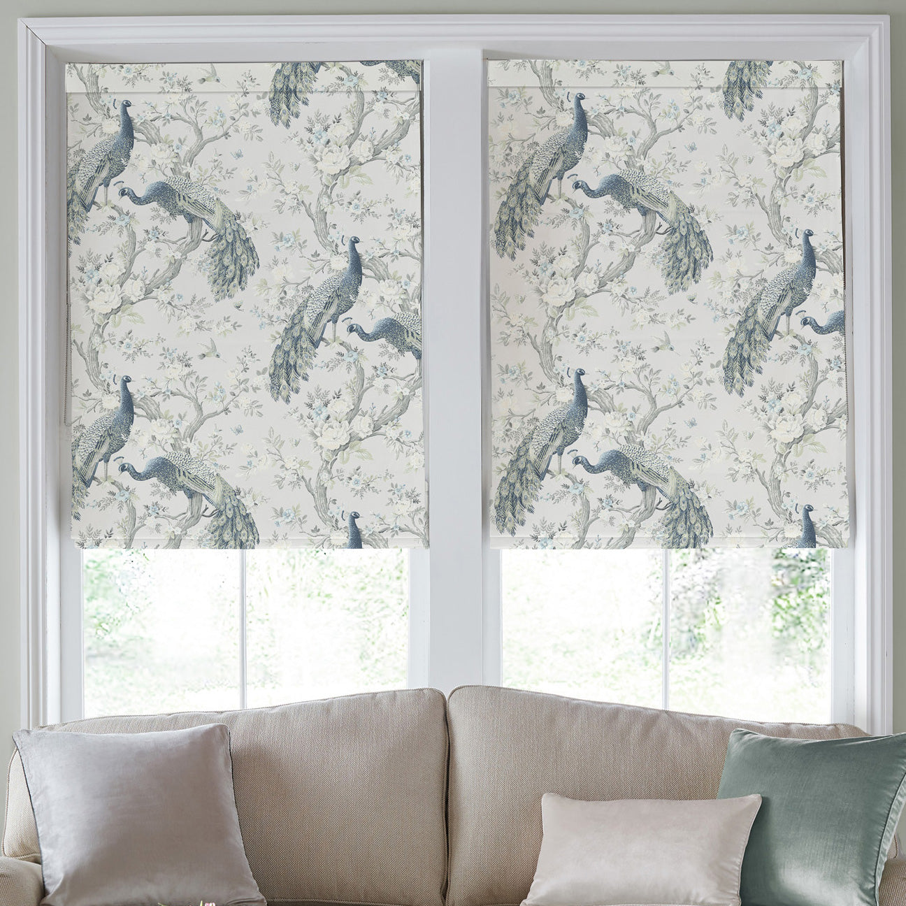 Laura Ashley Belvedere Made To Measure Curtains Midnight