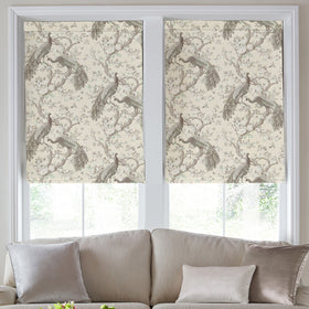 Laura Ashley Belvedere Made To Measure Roman Blind Soft Truffle