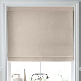 Laura Ashley Swanson Made To Measure Roman Blind Natural