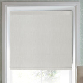 Laura Ashley Swanson Made To Measure Roman Blind Dove Grey