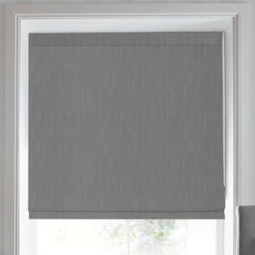 Laura Ashley Swanson Made To Measure Roman Blind Steel