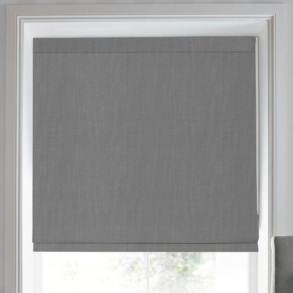 Laura Ashley Swanson Made To Measure Curtains Steel