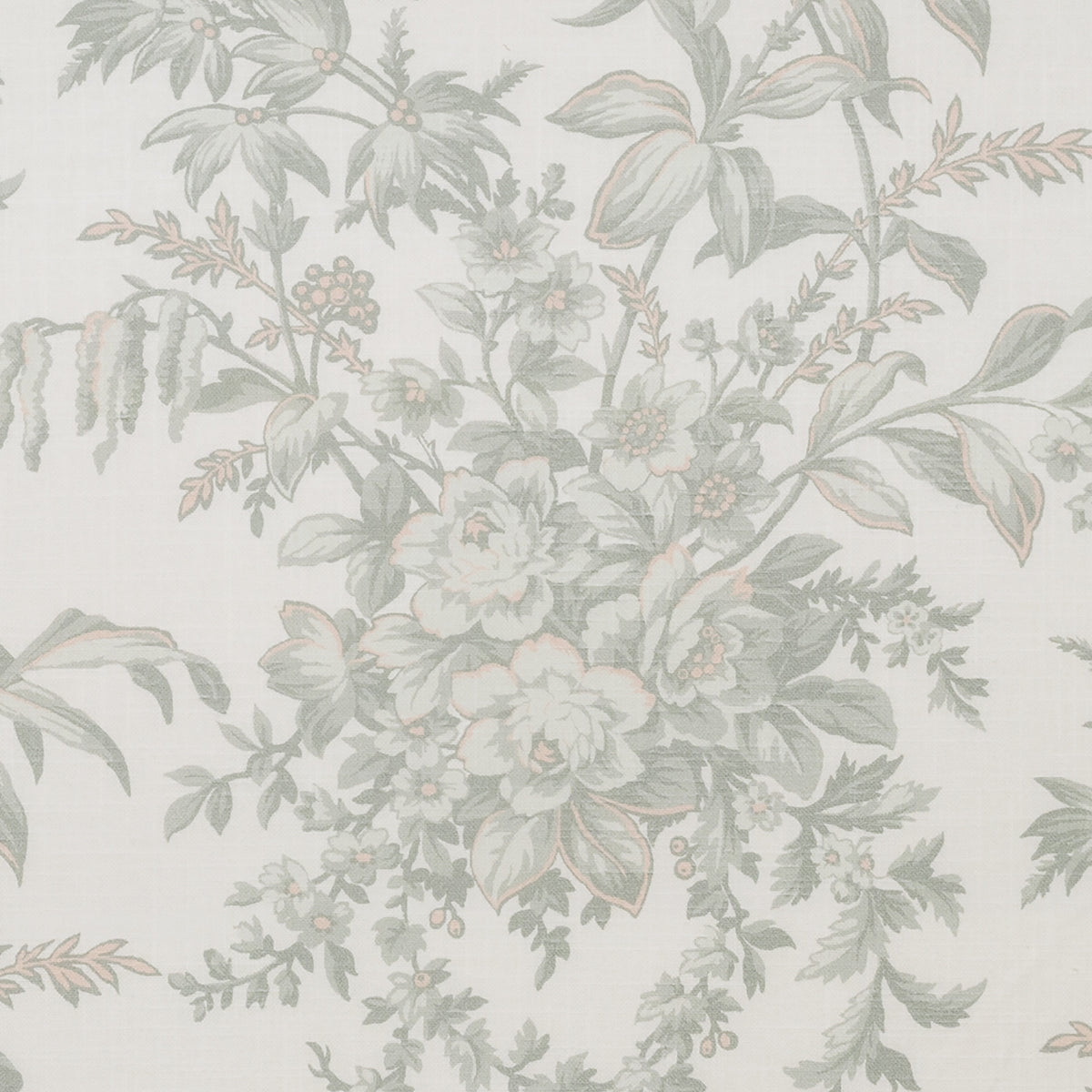 Laura Ashley Picardie Made to Measure Curtain Fennel