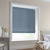Laura Ashley Musica Velvet Made to Measure Roman Blind Dusky Seaspray